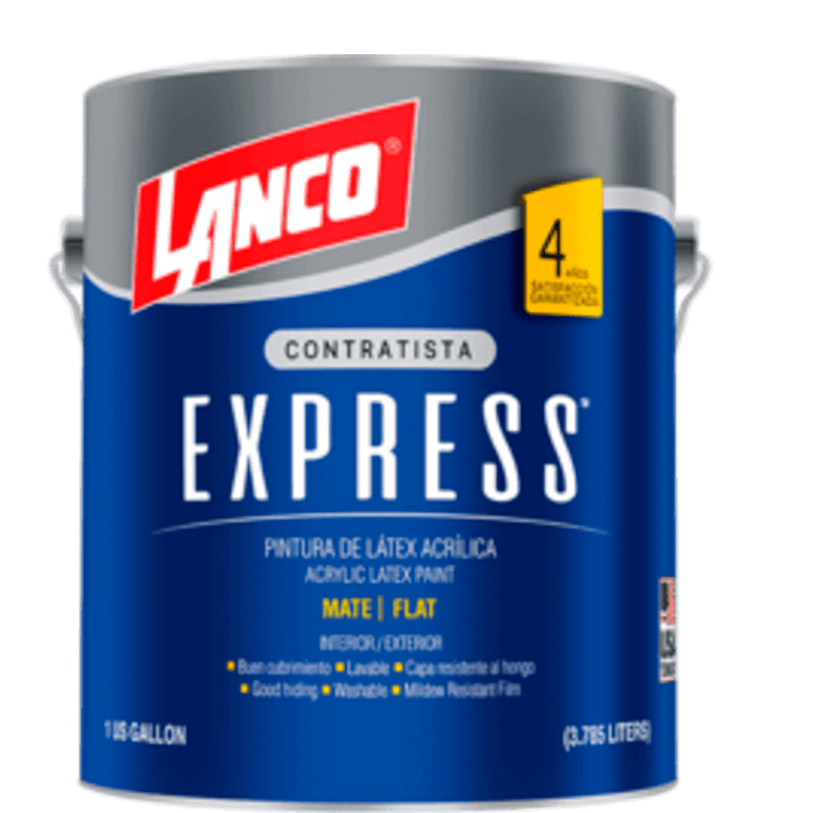 PINTURA EXPRESS LATEX BLANCO GLN EC370-4 LANCO