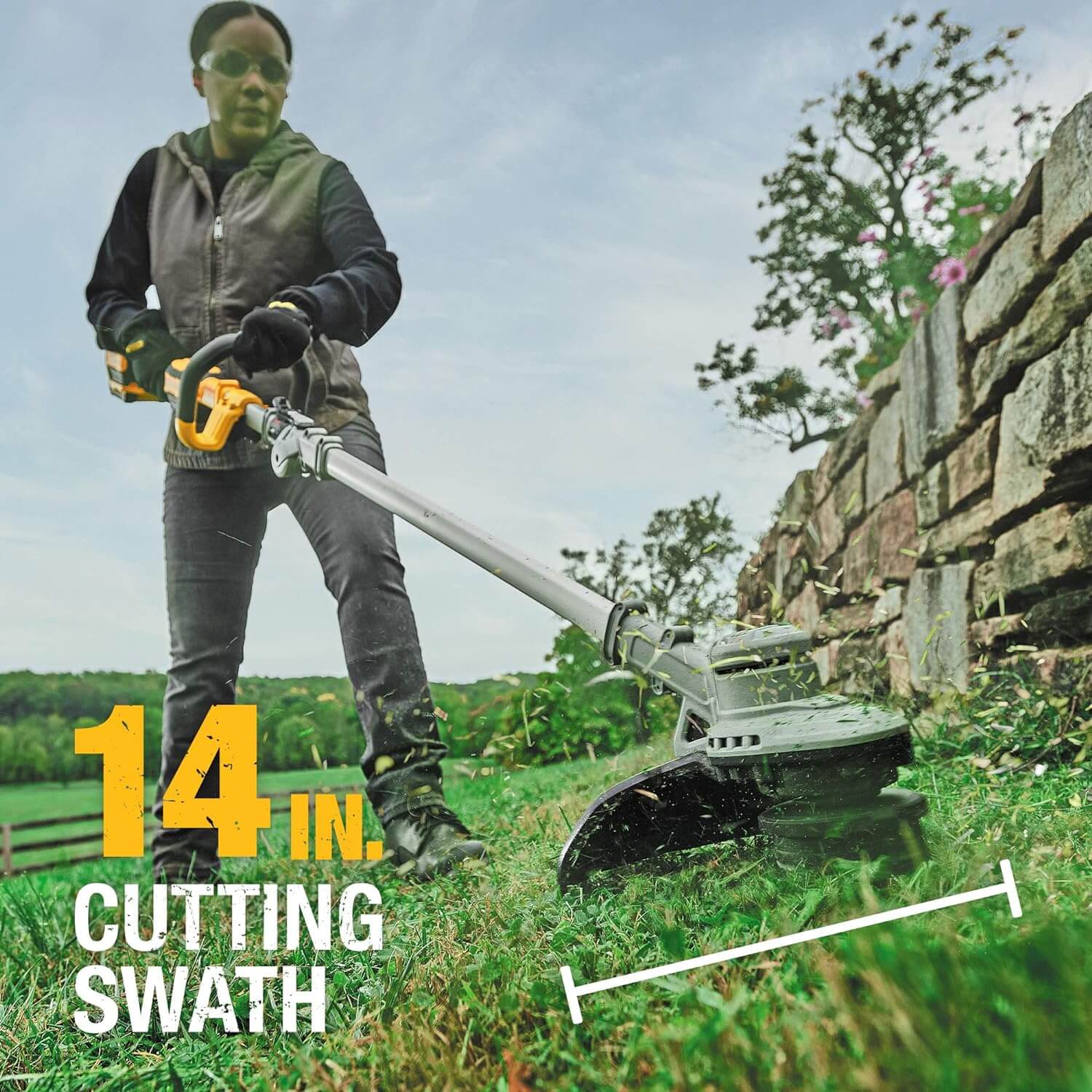 DESBROZADORA INALAM 14" 20V (XR BL) DCST922P1 DEWALT