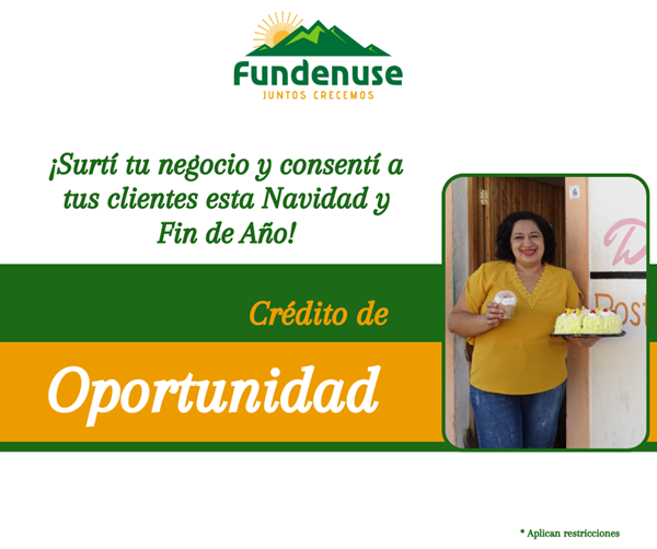 “Con FUNDENUSE estoy listo para las celebraciones de Navidad y Fin de año”