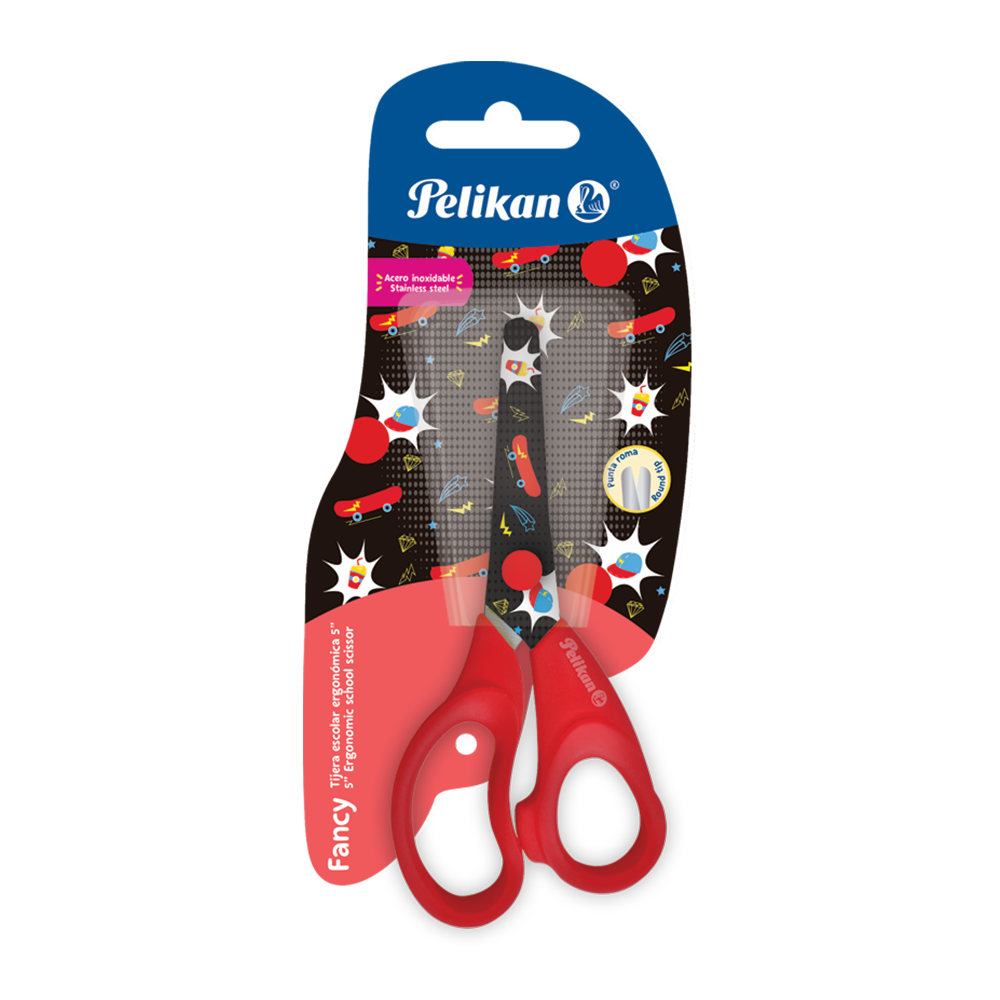 TIJERA PELIKAN ESCOLAR 5" FANCY 08000039