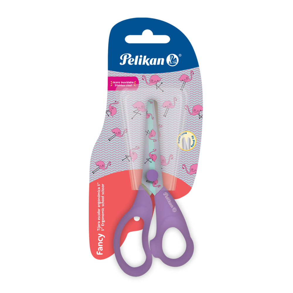 TIJERA PELIKAN ESCOLAR 5" FANCY 08000039