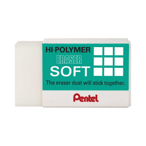 BORRADOR PENTEL MED SOFT ZES-08E BLANCO