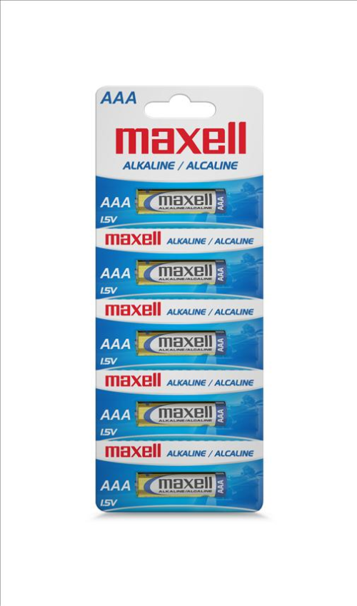 BATERIA MAXELL ALKALINA AAA LR03 5TS UD 723867