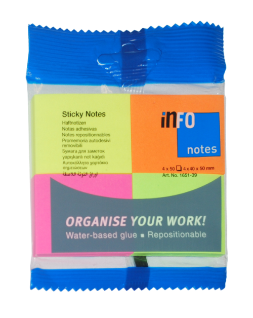 MINIBLOCK INFO NOTES 1.5X2" 50HJ PQ-4UD 1651-39