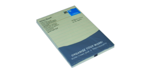 MINIBLOCK INFO NOTES 4X6" 100HJ AMARILLO RAYADO 5669-01