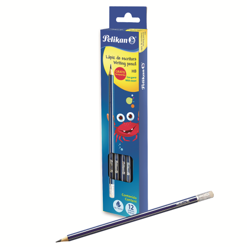 LAPIZ GRAFITO PELIKAN #2 HB HEXAGONAL AZUL UNIDAD 30330224