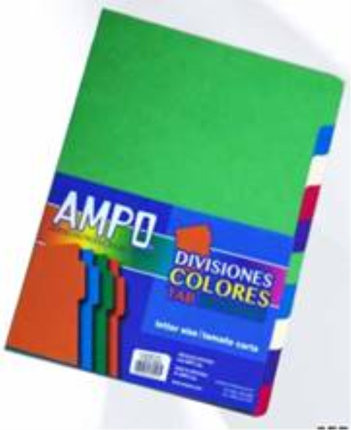 SEPARADOR AMPO 10 MATERIAS