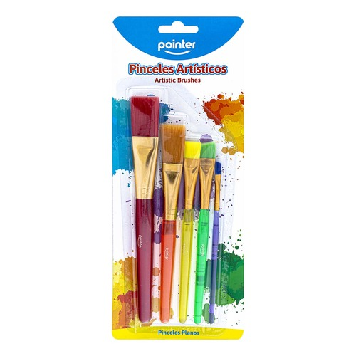 SET PINCELES POINTER ACRILICO 5UD AB-BB5 PLANO