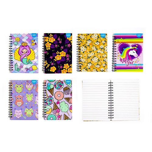 CUADERNO APUNTES GRANDE ESPIRAL NB-6200  14.8CM X 21CM