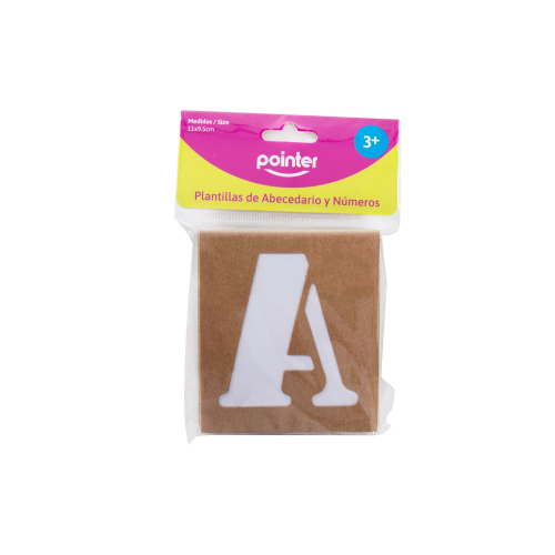 PLANTILLAS CARTON POINTER LETRAS ANC-1760  