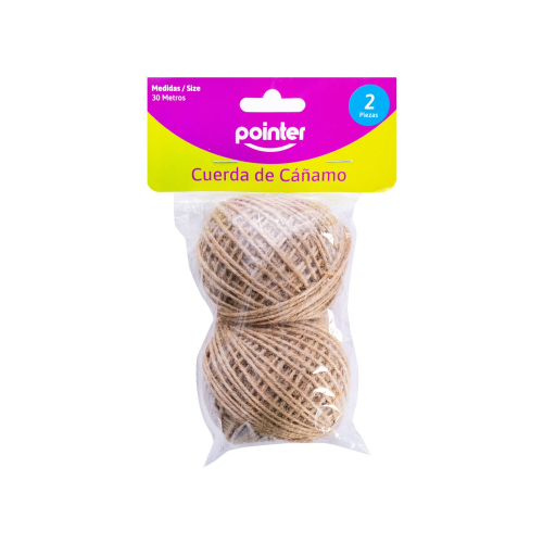 MANUALIDADES CAÑAMO POINTER CUERDA 30M 2PCS ROPE-1