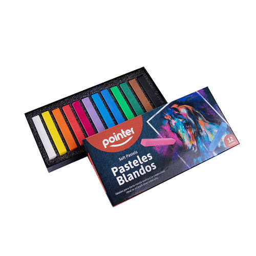 TIZA PASTEL POINTER SUAVE 12COL SO-12C-8