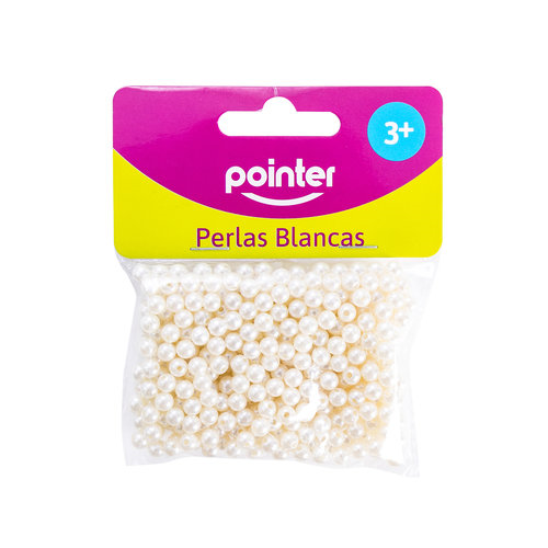 MANUALIDADES POINTER PERLAS BLANCAS ANC-1725