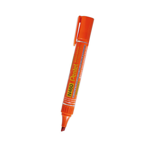 MARCADOR PERMANENTE PENTEL N460-F NARANJA
