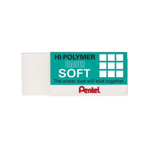 BORRADOR PENTEL MED SOFT ZES-05 BLANCO