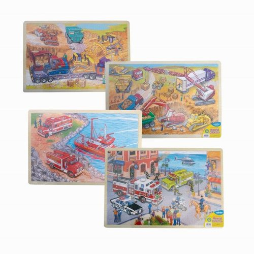 ROMPECABEZA MADERA POINTER SURTIDO 100PCS PZZ-1806