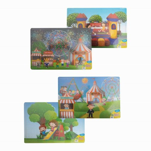 ROMPECABEZA MADERA POINTER SURTIDO 100PCS PZZ-1807