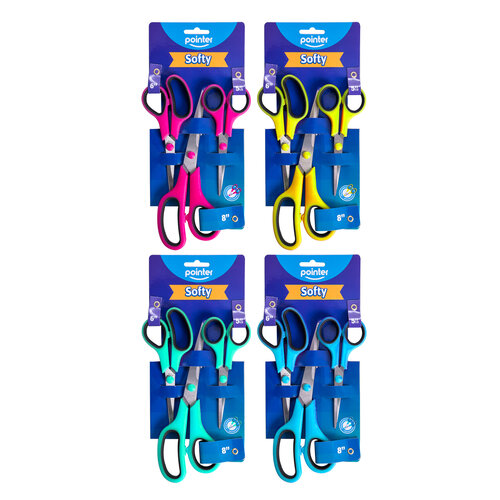TIJERA POINTER OFICINA BLT-3UDS SOFTY 6"/5 1/2" SSO-AS-3