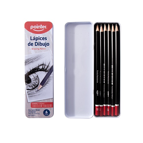 SET LAPIZ DISEÑO POINTER 6PCS DP-619