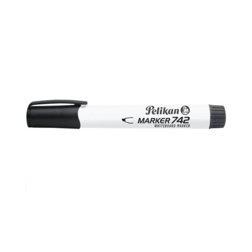 MARCADOR ACRILICO PELIKAN 742 P/B NEGRO RECARGABLE 30290112