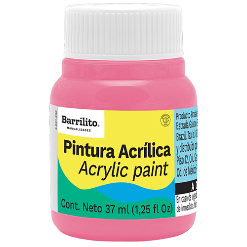 PINTURA BARRILITO ACRILICA 37ML AB322 ROSA