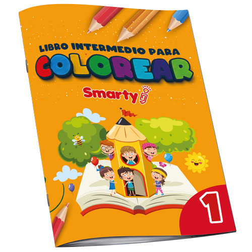 LIBRO COLOREAR SMARTY INTERMEDIO I 60 PAG SMK-016045