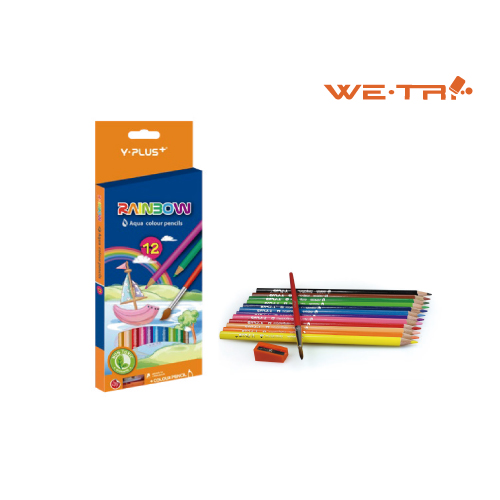 LAPICES COLOR Y-PLUS RAINBOW AQUARELABLES TRIANGULAR 12COL PC130200