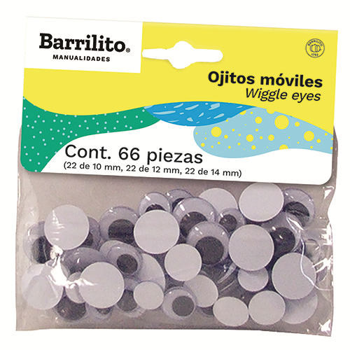 MANUALIDADES BARRILITO OJITOS TAM. SURTID BL-66UD E009