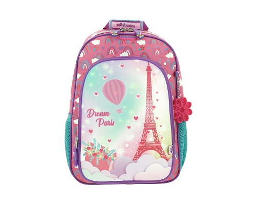 MOCHILA CHENSON HAPPY GIRL 17" INOXX P/TABLET  HG65877-P A4