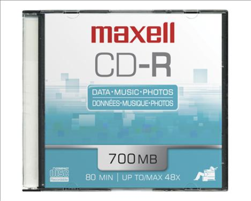 DISCO MAXELL CD-R 700 MB/80 MIN 48X SLIM 648290-648201