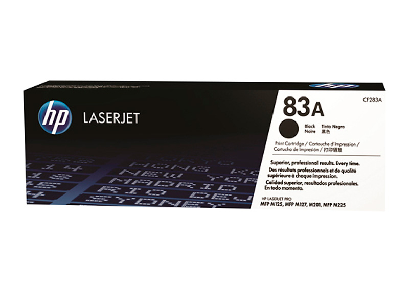 TONER HP #83A CF283A NEGRO LJ M127fn/M127FW 1,500 Paginas (CF283AD) -  Librería Jardín