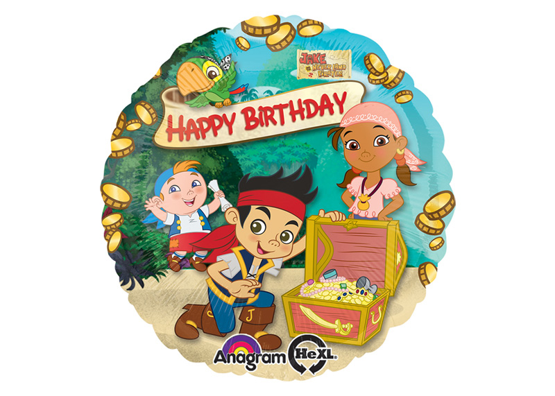 GLOBO 18" C HX JAKE & THE NEVER LAND PIRATES HBD