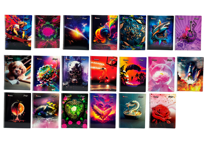 CUAD UNIV 60H RAYADO ECO ARIMANY SURTIDO