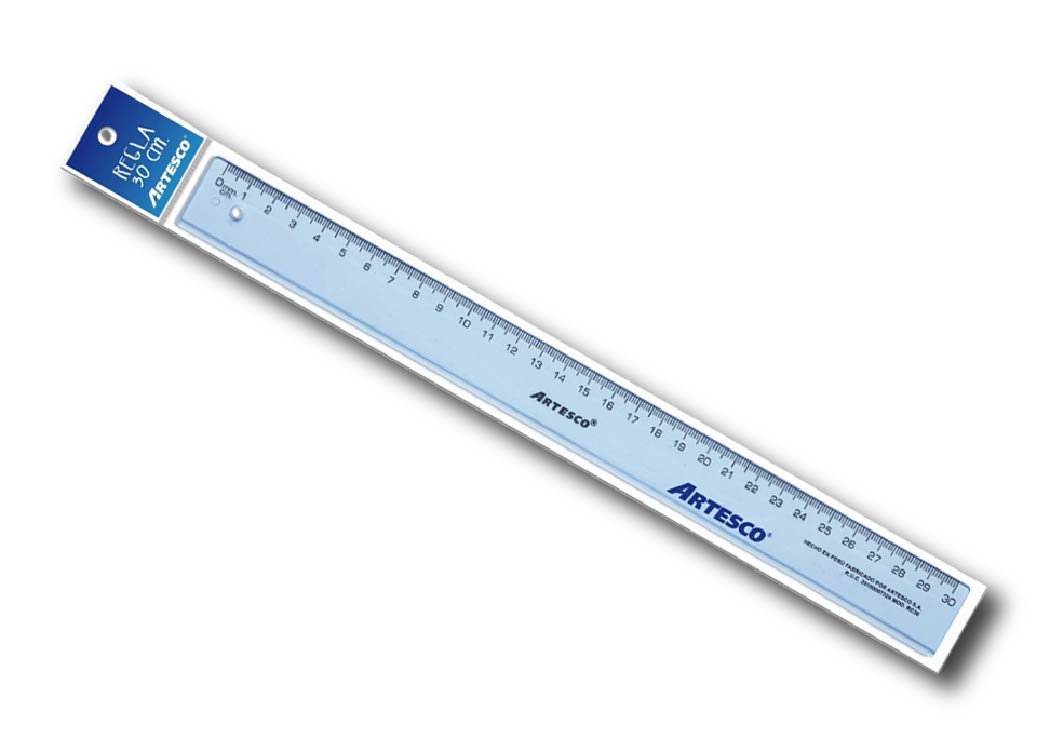 REGLA TRANSPARENTE DE 30CM
