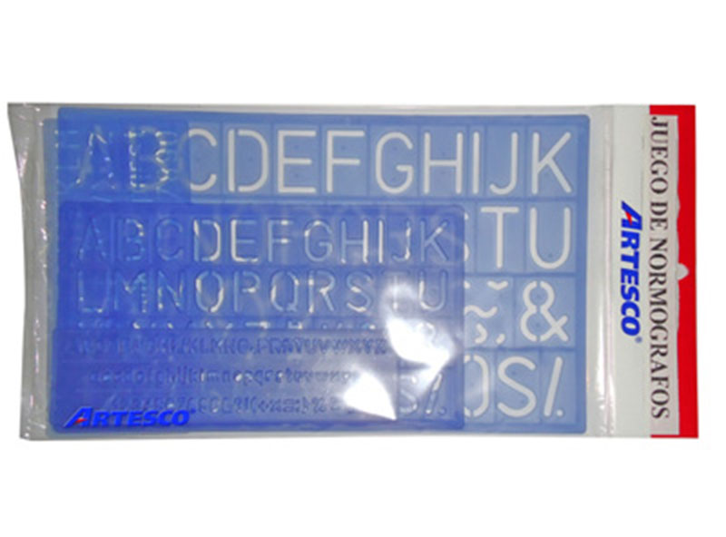 PLANTILLA DE LETRAS EN JUEGO DE 4 TAMANOS.