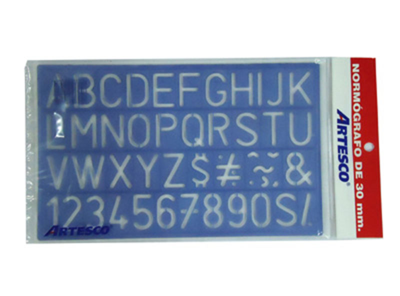 PLANTILLA DE LETRAS 30mm