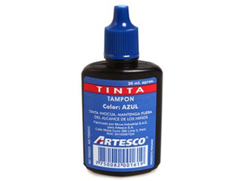 TINTA PARA SELLO AZUL 30ml