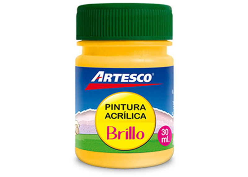 PINTURA ACRILICA BRILLANTE AMARILLO X30ML UND