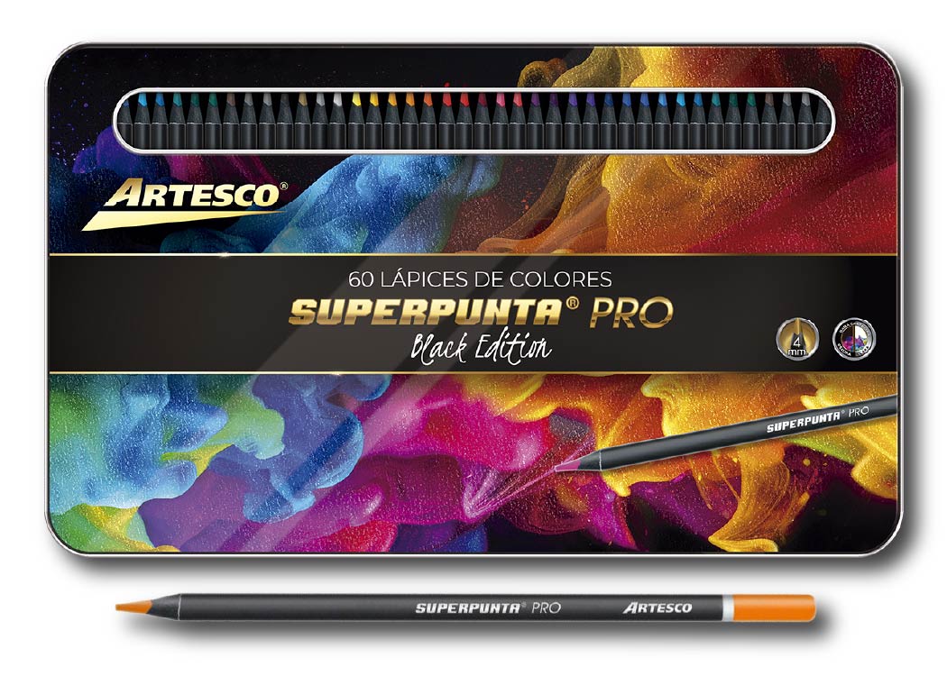 LAPIZ DE COLOR RDND LARGOS TEC SPRPNTA PRO 60 PCS 4MM