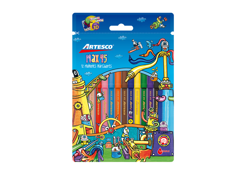 MARCADORES DELGADOS MAX45 ESTX12UND