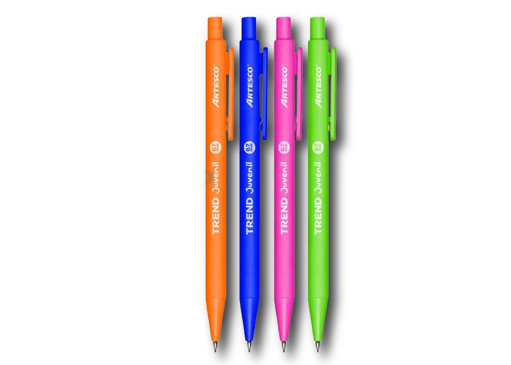 LAPIZ MECANICO TREND JUV 2B 0.7MM COL. SURTIDOS