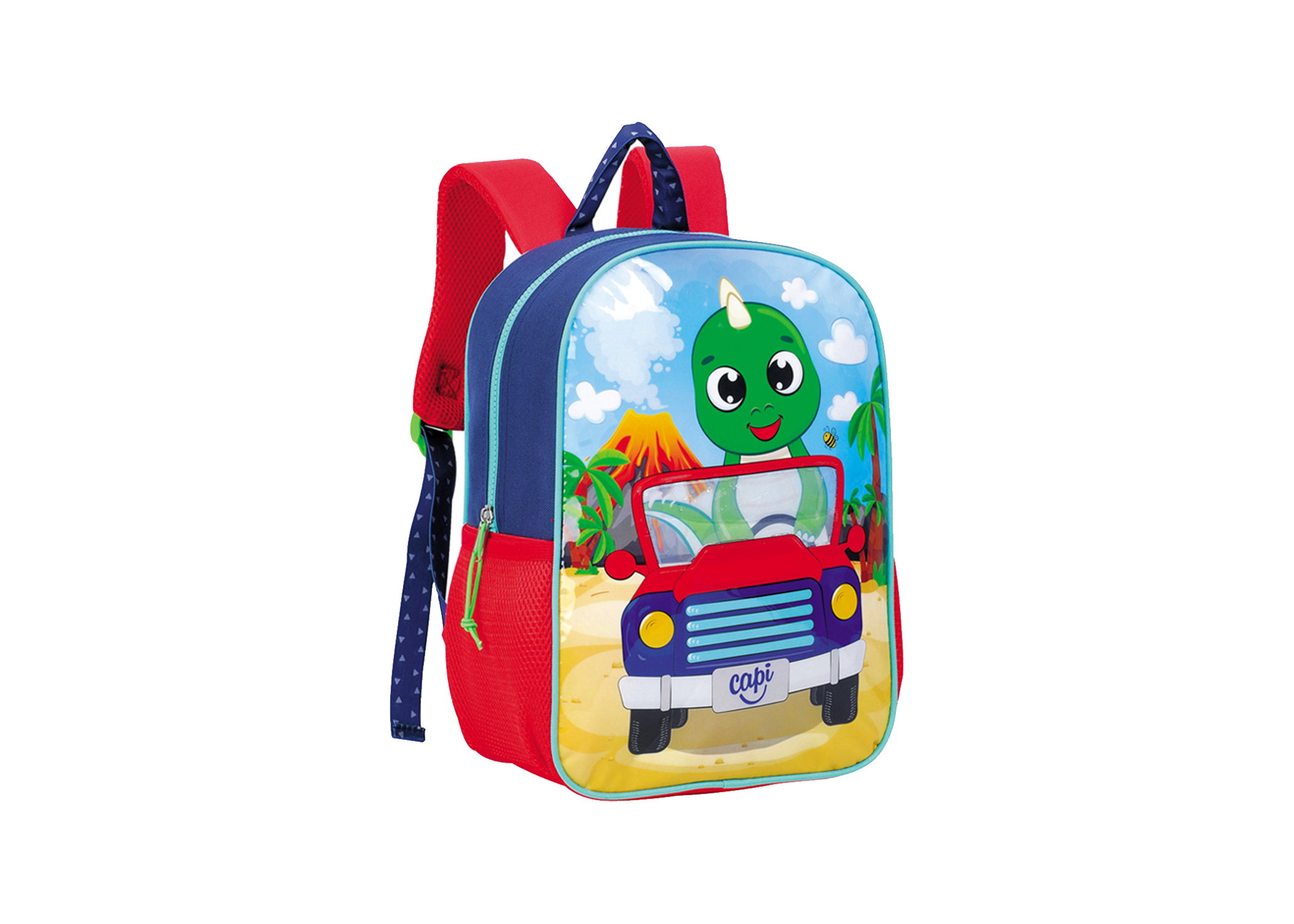 MOCHILA ESCOLAR 13plg CAPI KIDS DINO