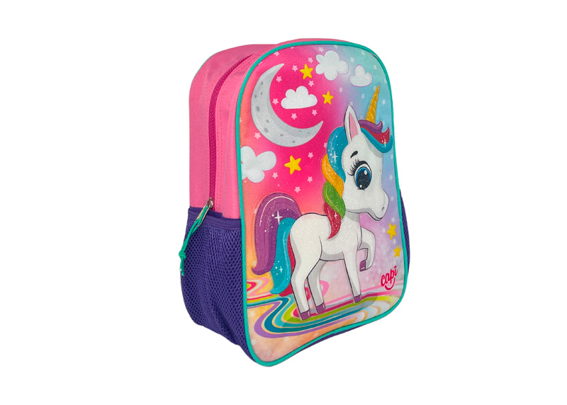 MOCHILA ESCOLAR 13plg CAPI KIDS UNICORNIO
