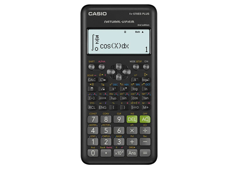 CALCULADORA CIENTIFICA DE 417 FUNC 10+2 DIGITOS NEGRA