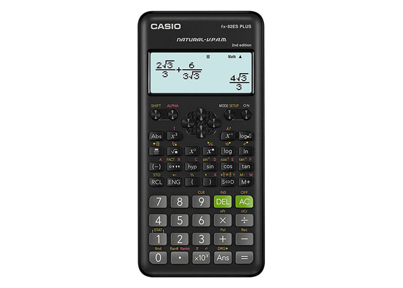 CALCULADORA CIENTIFICA DE 252 FUNC. FX82ES PLUS NEGRA