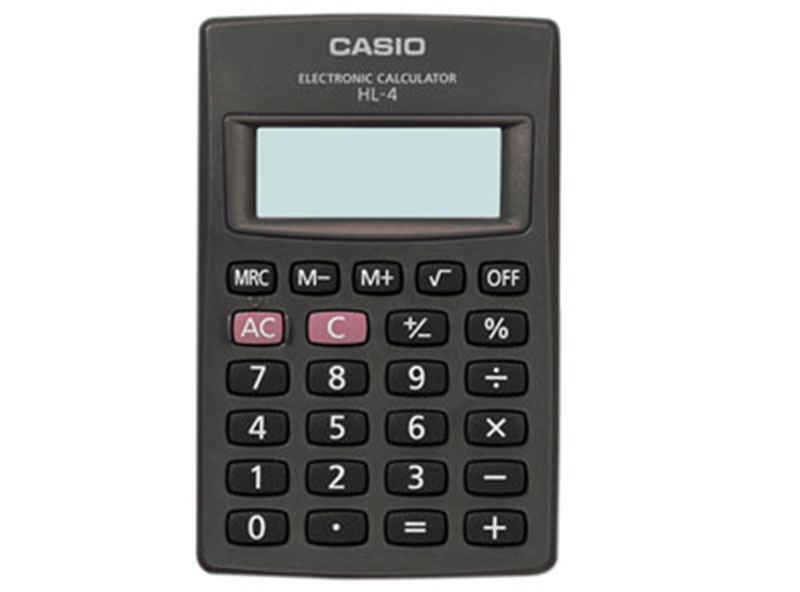 CALCULADORA DE BOLSILLO 8 DIGITOS 5 x 9 cms