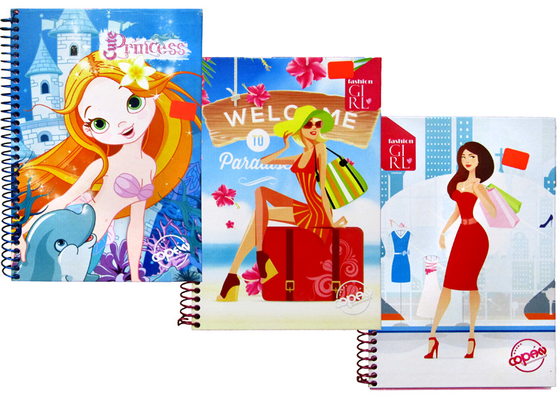 CUAD E/S PEQ SURTIDO PASTA DURA 96 HJS 5.5"X8"