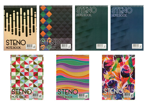 LIBRETA DE TAQUIGRAFIA 60 HJS 6" X 8" MOTIVO