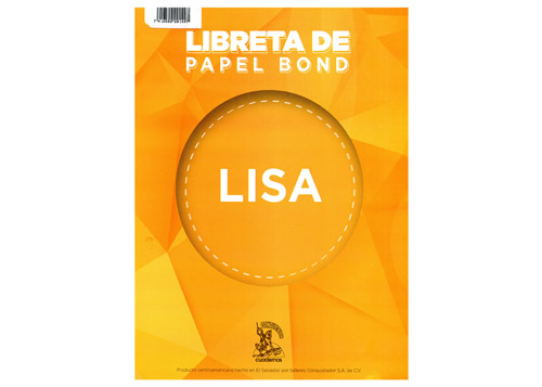 BLOCK SIN RAYA 45H TAMAÑO CARTA 20.2 X 26.6 CMS