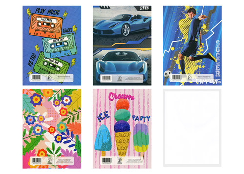 BLOCK SIN RAYA 45H TAMAÑO CARTA (MOTIVO) 20.2 X 26.6 CMS